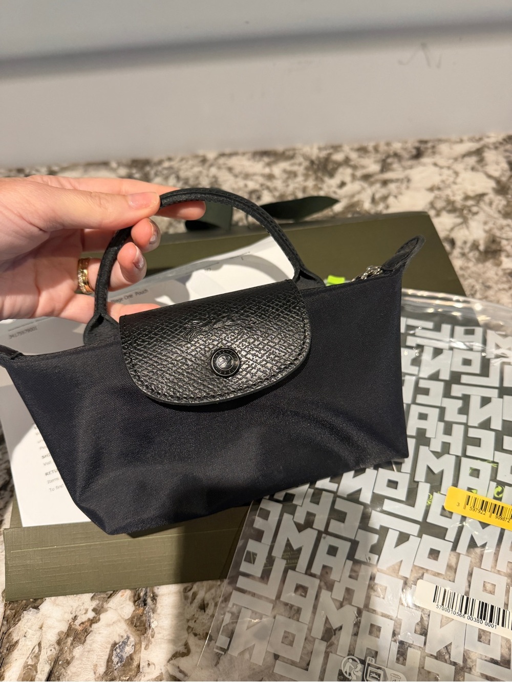Le Pliage One Pouch - Black